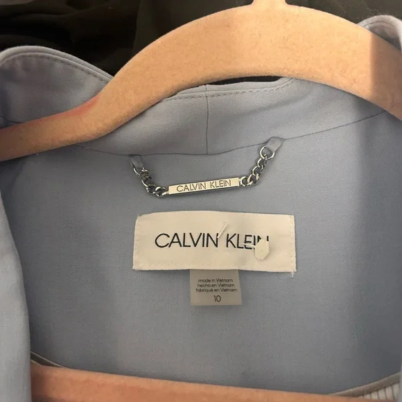 Calvin Klein open front 3/4 sleeve blazer size 10 - Picture 4 of 7